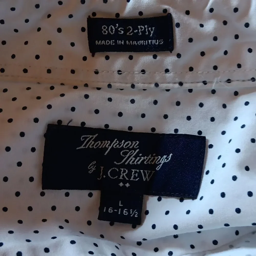 J. Crew crisp dotted